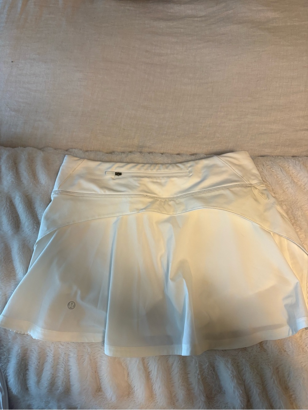 lululemon athletica White Circle Skater Skirt with Back Zip Pocket